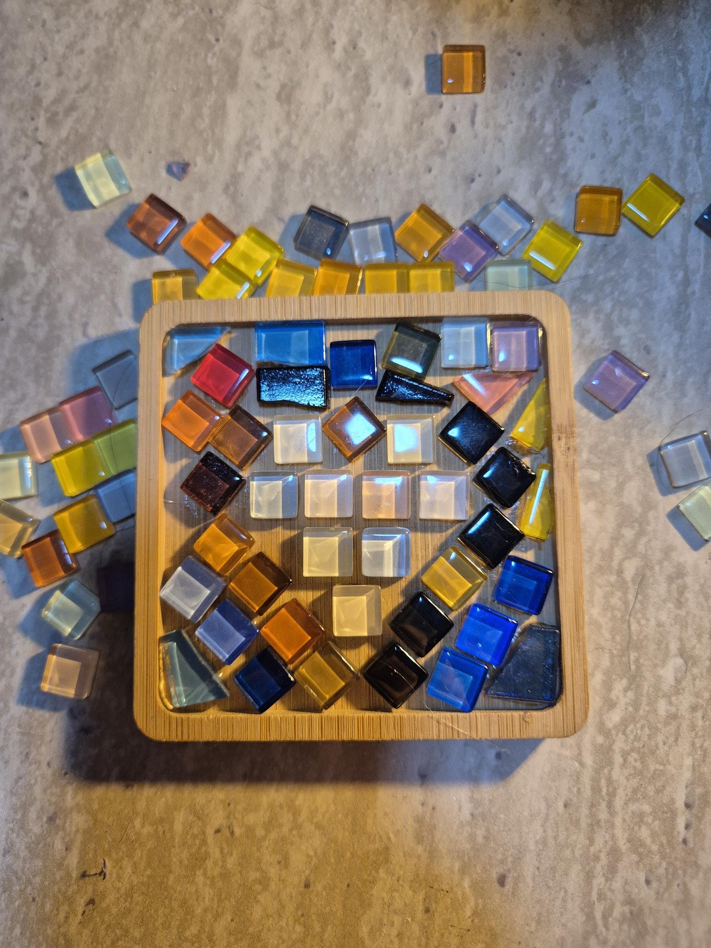 Handmade Mosaic Coaster Kit | Everything included