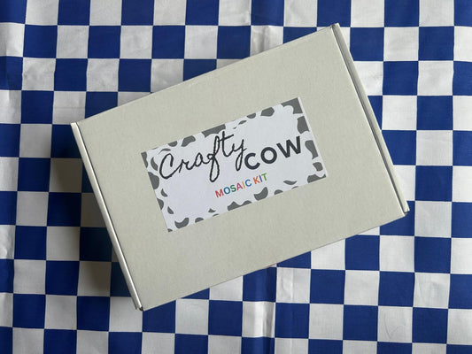 Handmade Mosaic Coaster Kit | Everything included