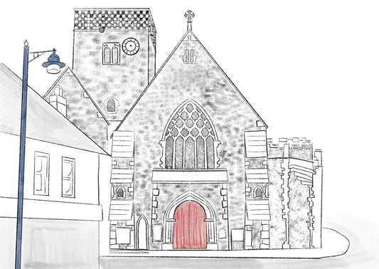 Holy Trinity Church | Dartford | A6 Art Print