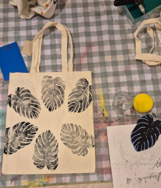 Print & Sip | Learn to Linocut (Beginner Friendly)