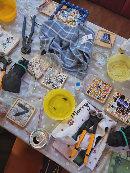 Mosaic Night | Make Your Own Coaster (Beginner Friendly)